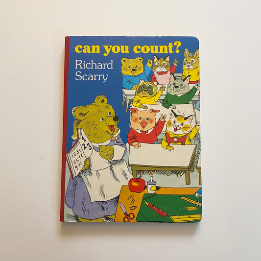 Vintage 1979 Richard scarry book