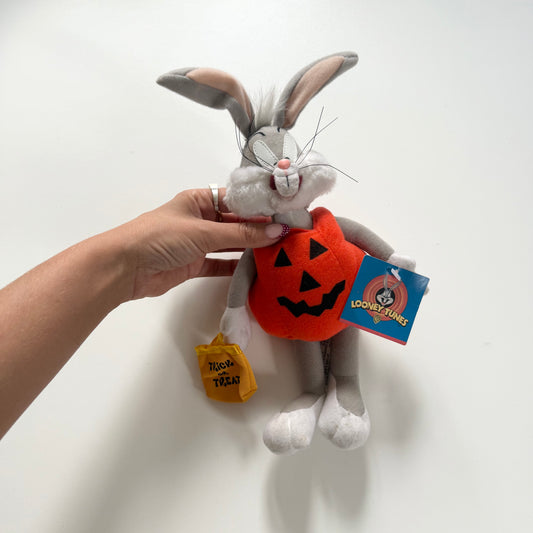 Vintage 1989 Halloween bugs bunny soft toy