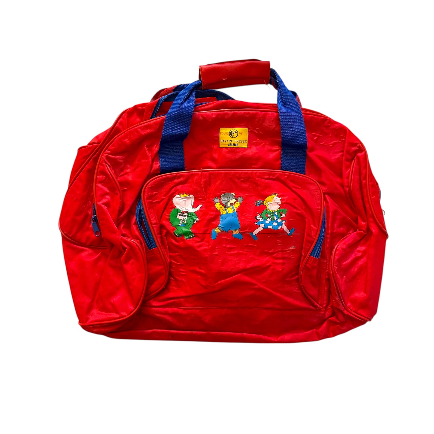 Vintage carryall Babar bag. Sleepover bag. Condition as shown