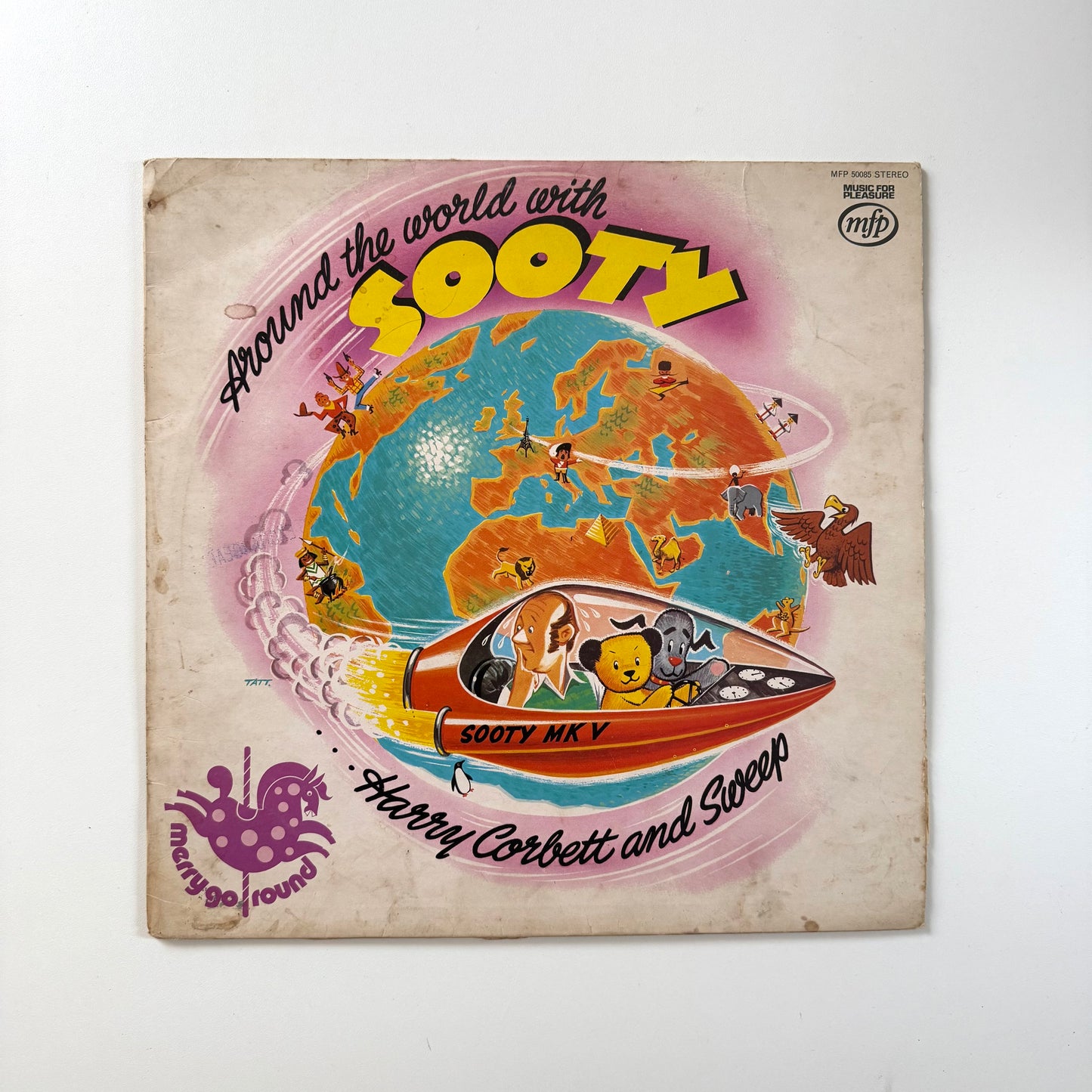 Vintage 1973 sooty vinyl. Condition as shown
