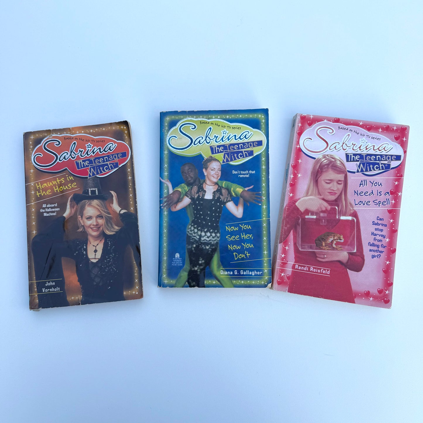Set of 3 vintage 1999 Sabrina the teenage witch books
