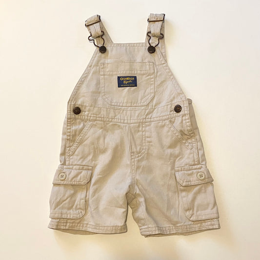 Vintage Oshkosh beige shortalls. Age 12 months