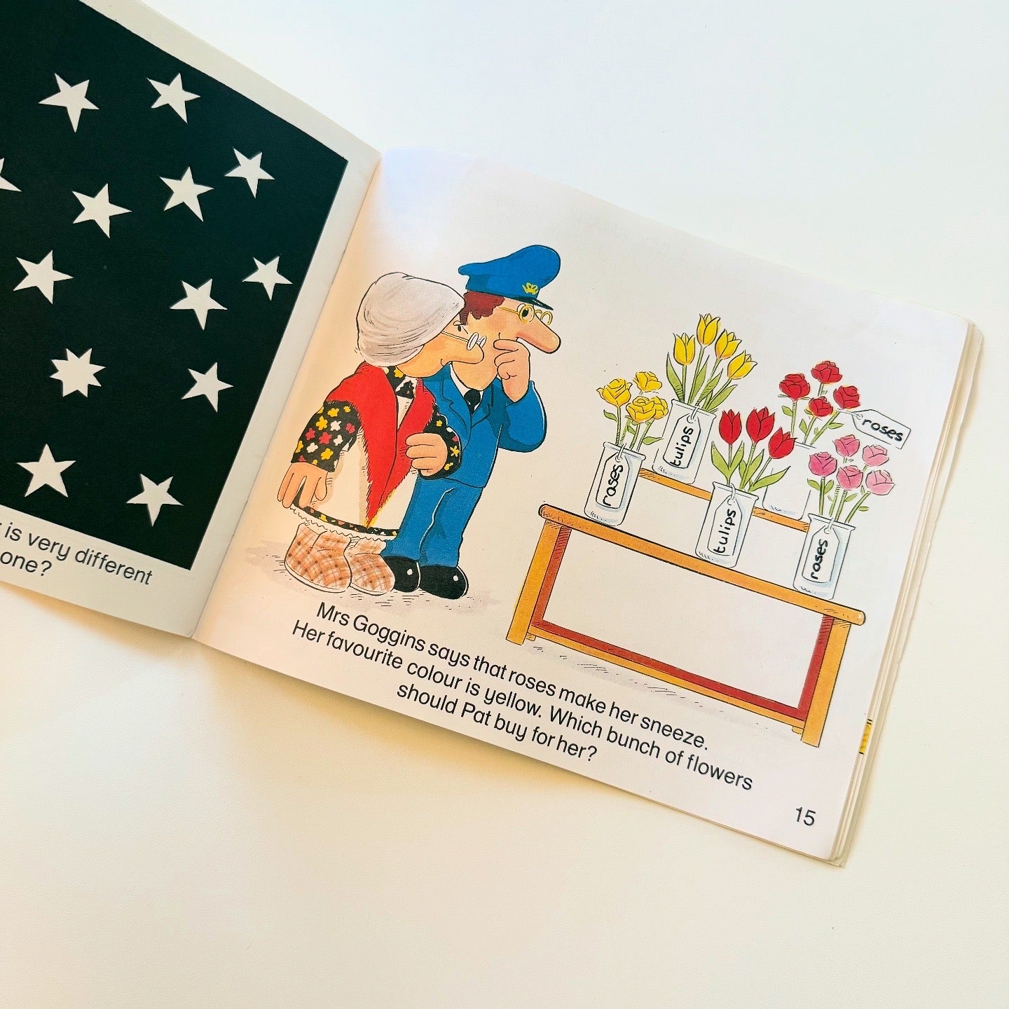 Vintage 1986 Postman Pat activity book. Unused