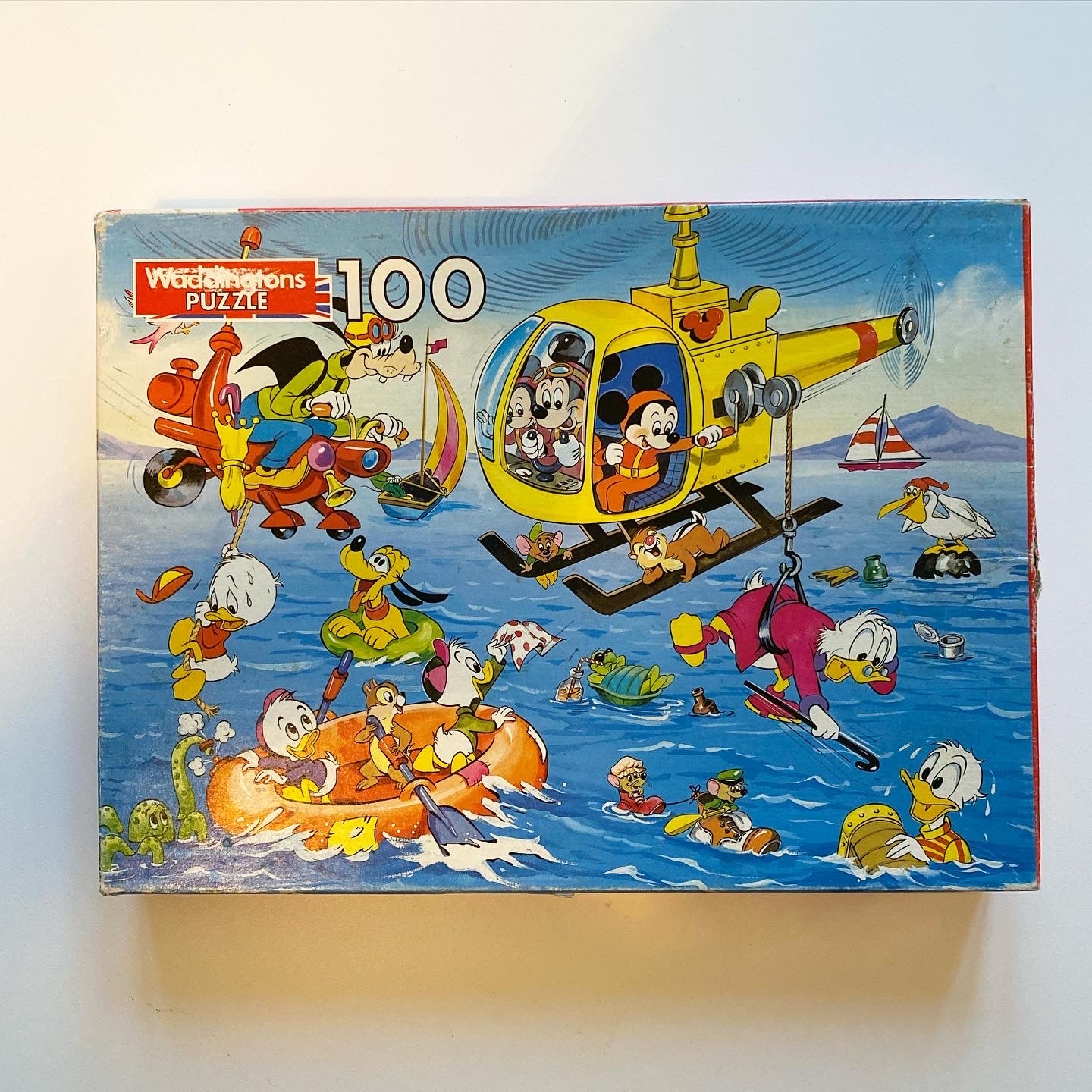 Vintage waddingtons Mickey Mouse 100 puzzle