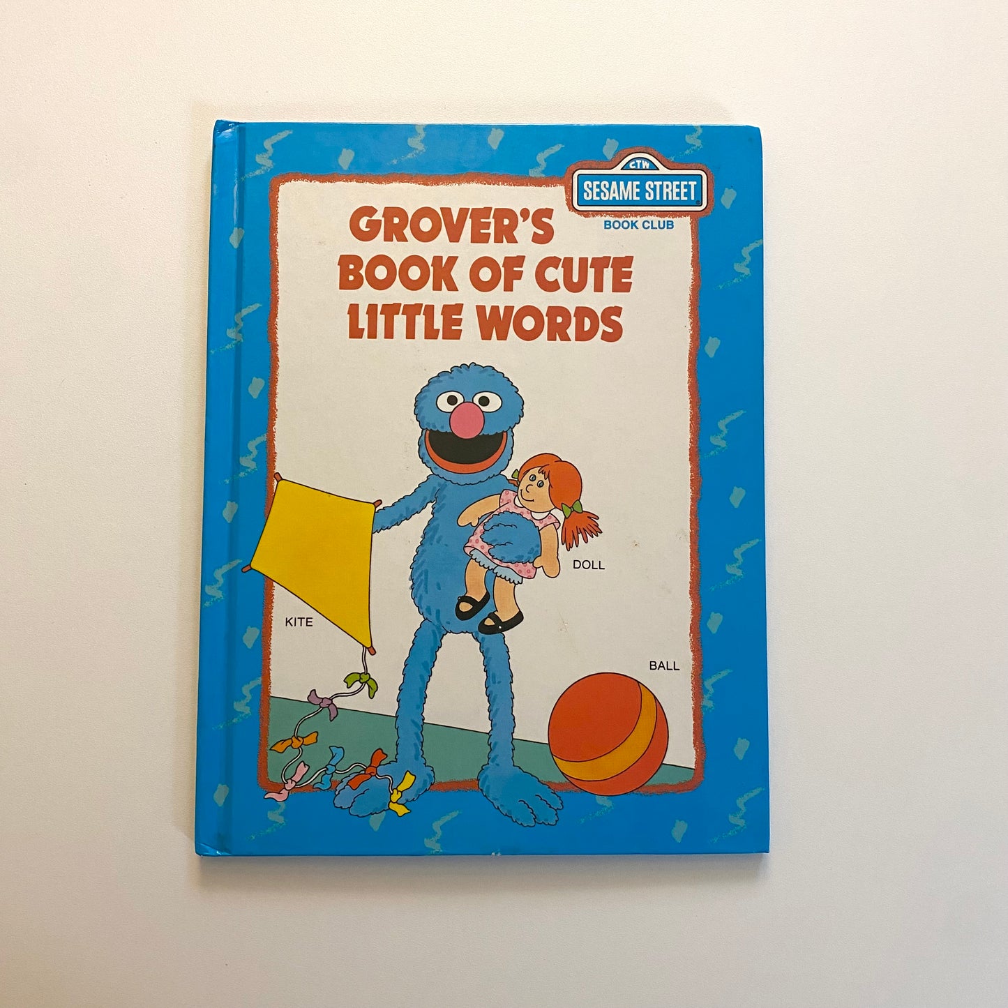 Vintage 1993 Sesame Street hardback book.