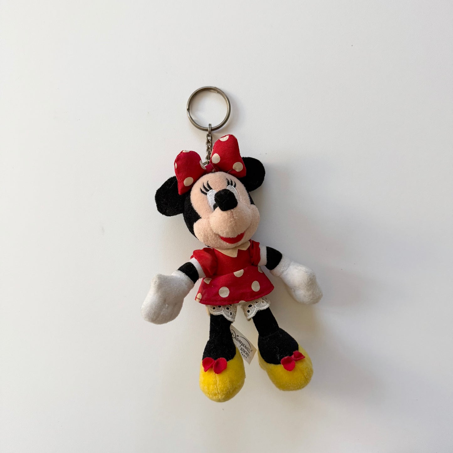 Vintage Minnie Mouse plush keyring