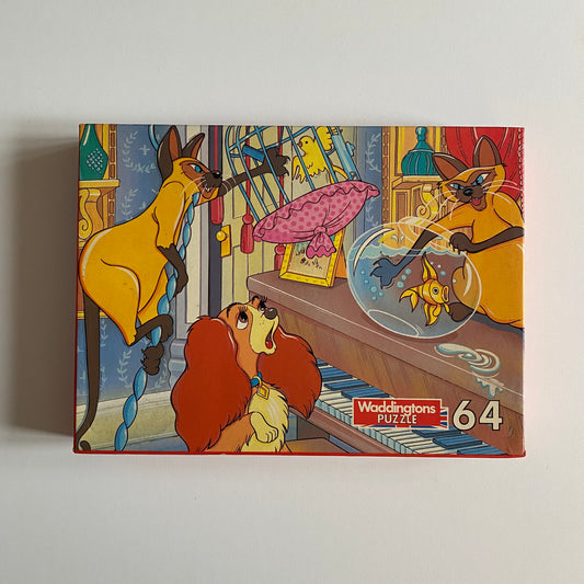 Vintage lady and the tramp puzzle