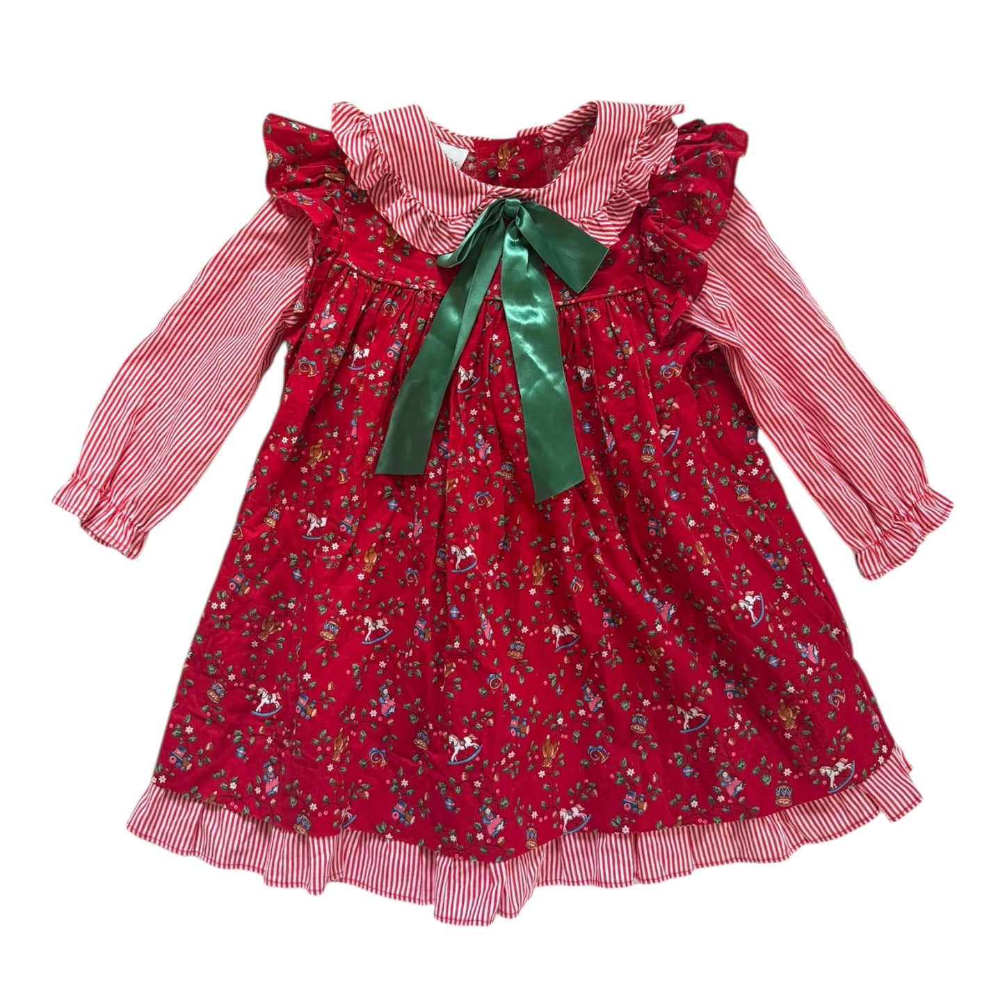 Vintage style Christmas dress. Size approx 2 years