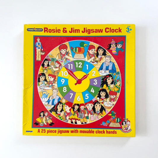 Vintage 1991 Rosie and Jim clock puzzle