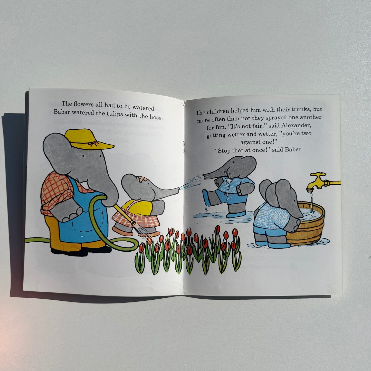 Vintage 1971 Babar paper back book