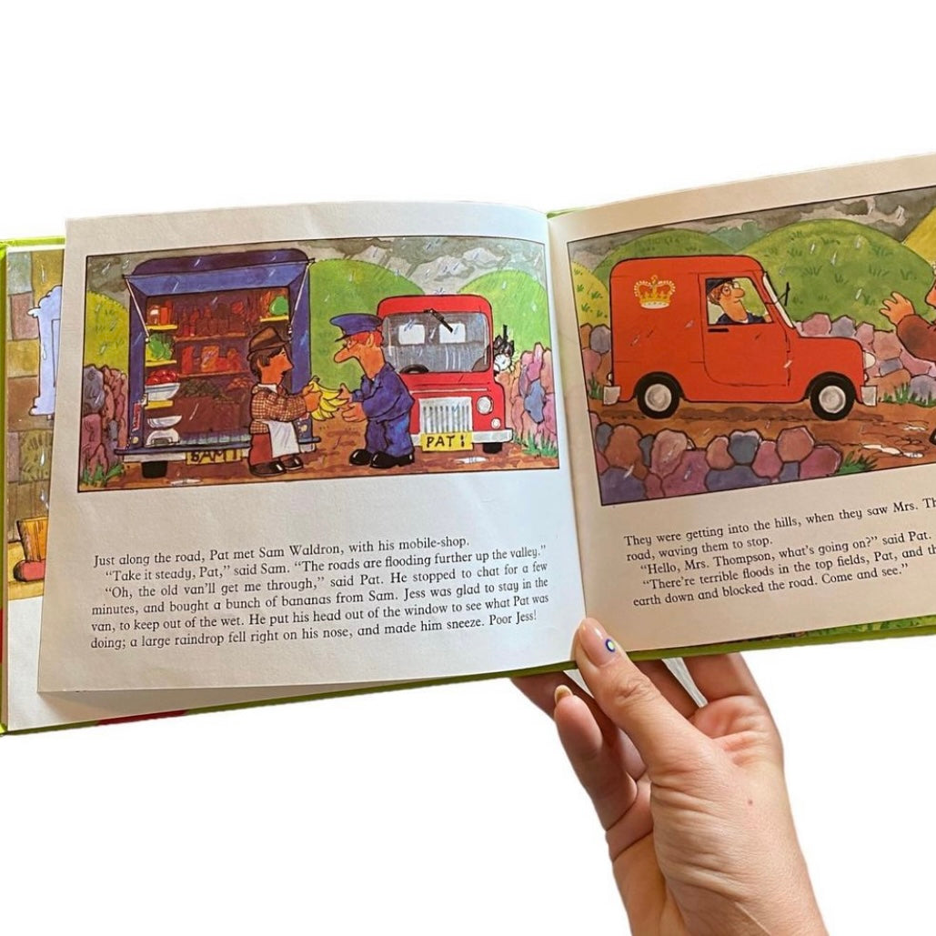 Vintage 1982 hardback postman Pat book