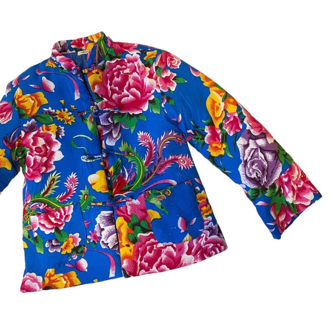 Vintage padded floral jacket age 18-2 years