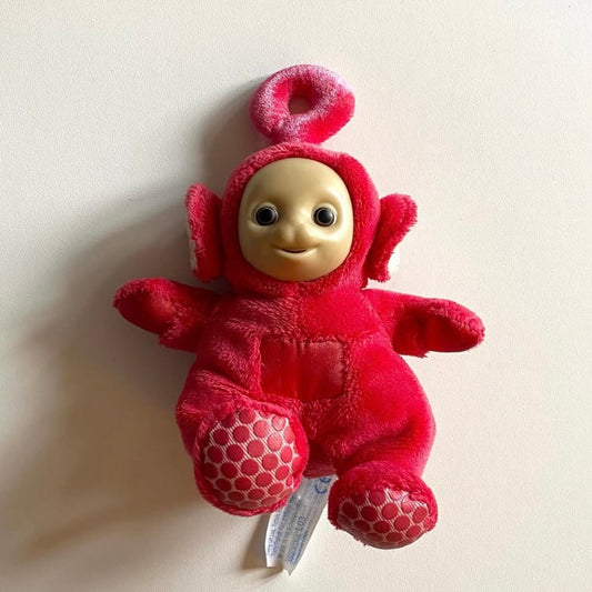 Vintage 1996 teletubbies po mini soft toy - squeaky centre