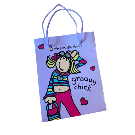 Groovy chick 2004 party / gift bag