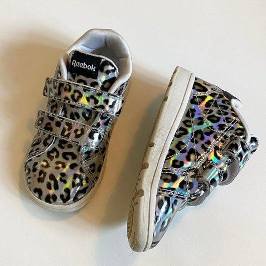 Reebok leopard print trainers. UK7