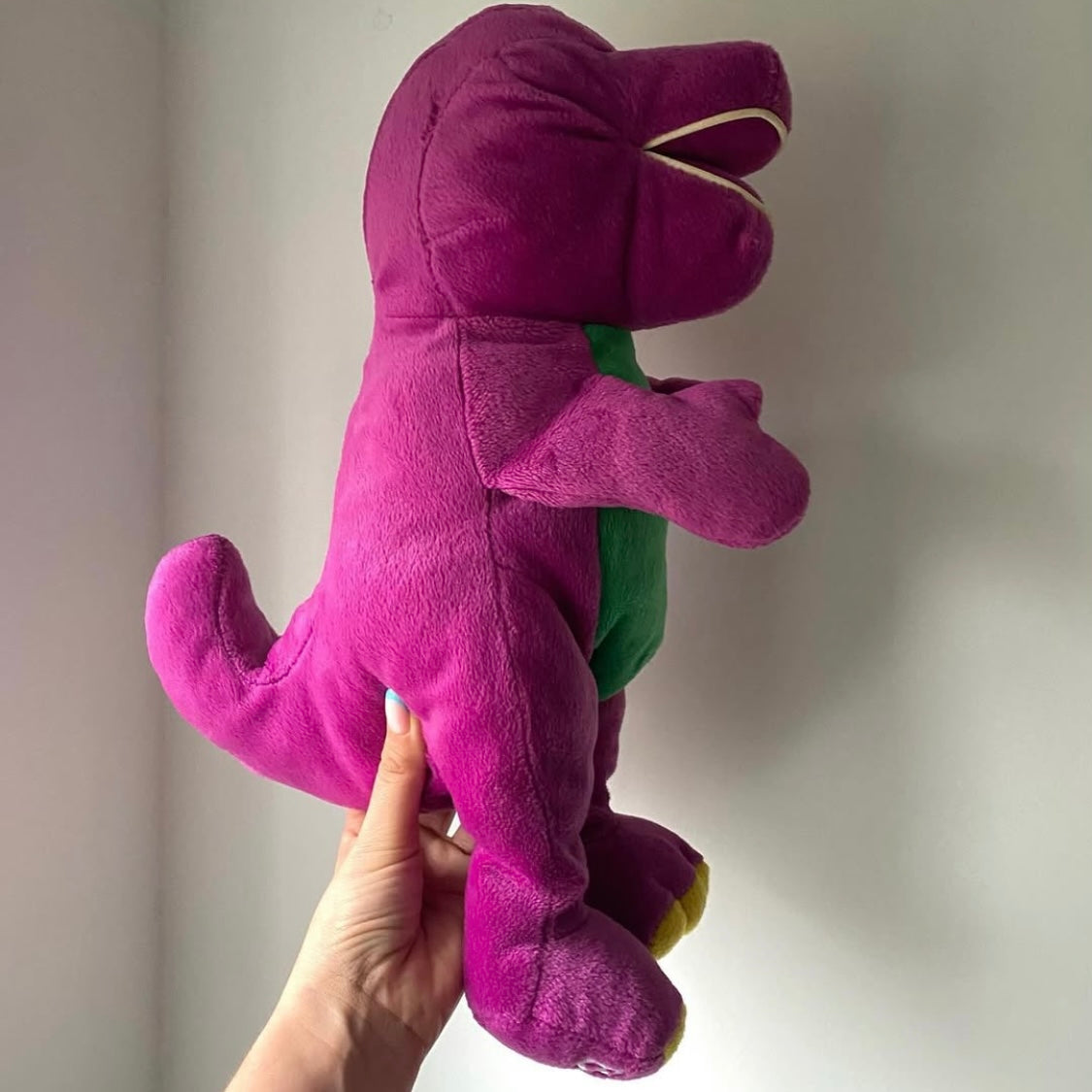 Vintage Barney soft toy with working soundbox