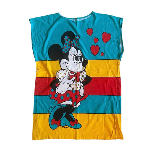Older kids striped Mickey Mouse top / dress approx 12-14 years.