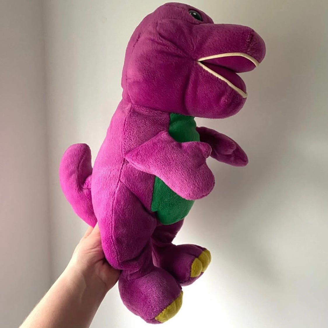 Vintage Barney soft toy with working soundbox