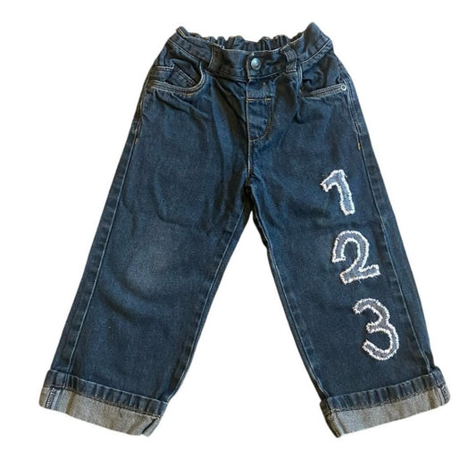Vintage next reworked embroidered jeans. Age 2-3 years