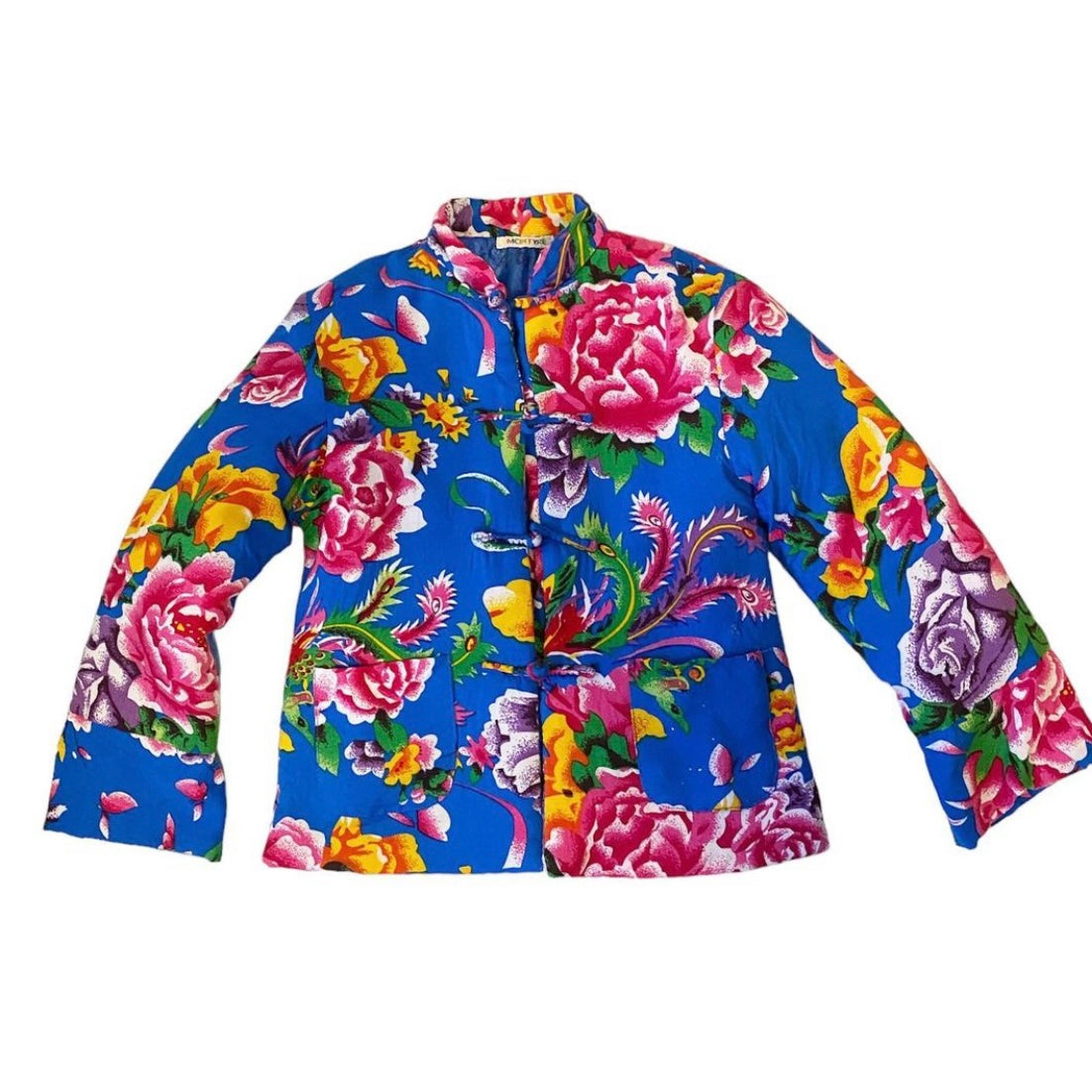 Vintage padded floral jacket age 18-2 years