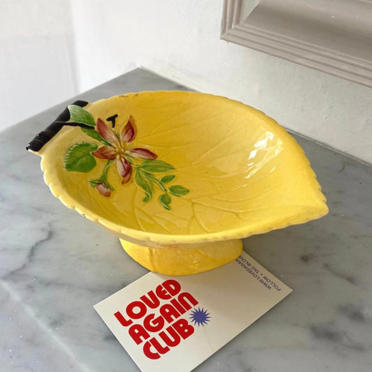 Vintage lemon trinket bowl / dish.