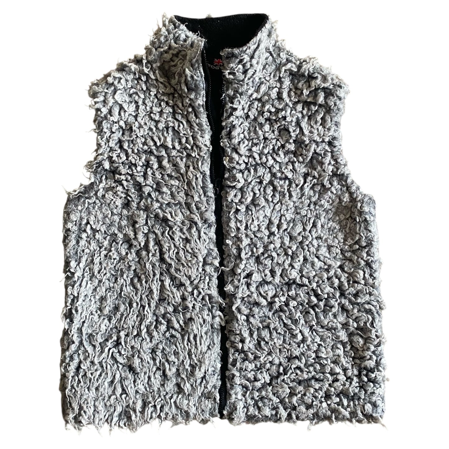 Vintage Y2K ‘tog 24’ faux fur gilet / body warmer. Size approx 10-12