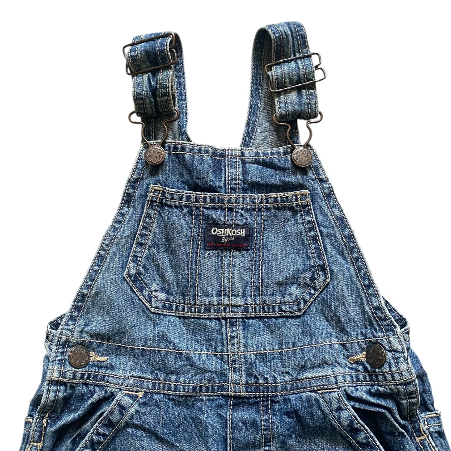 Oshkosh denim dungarees. Size 2T