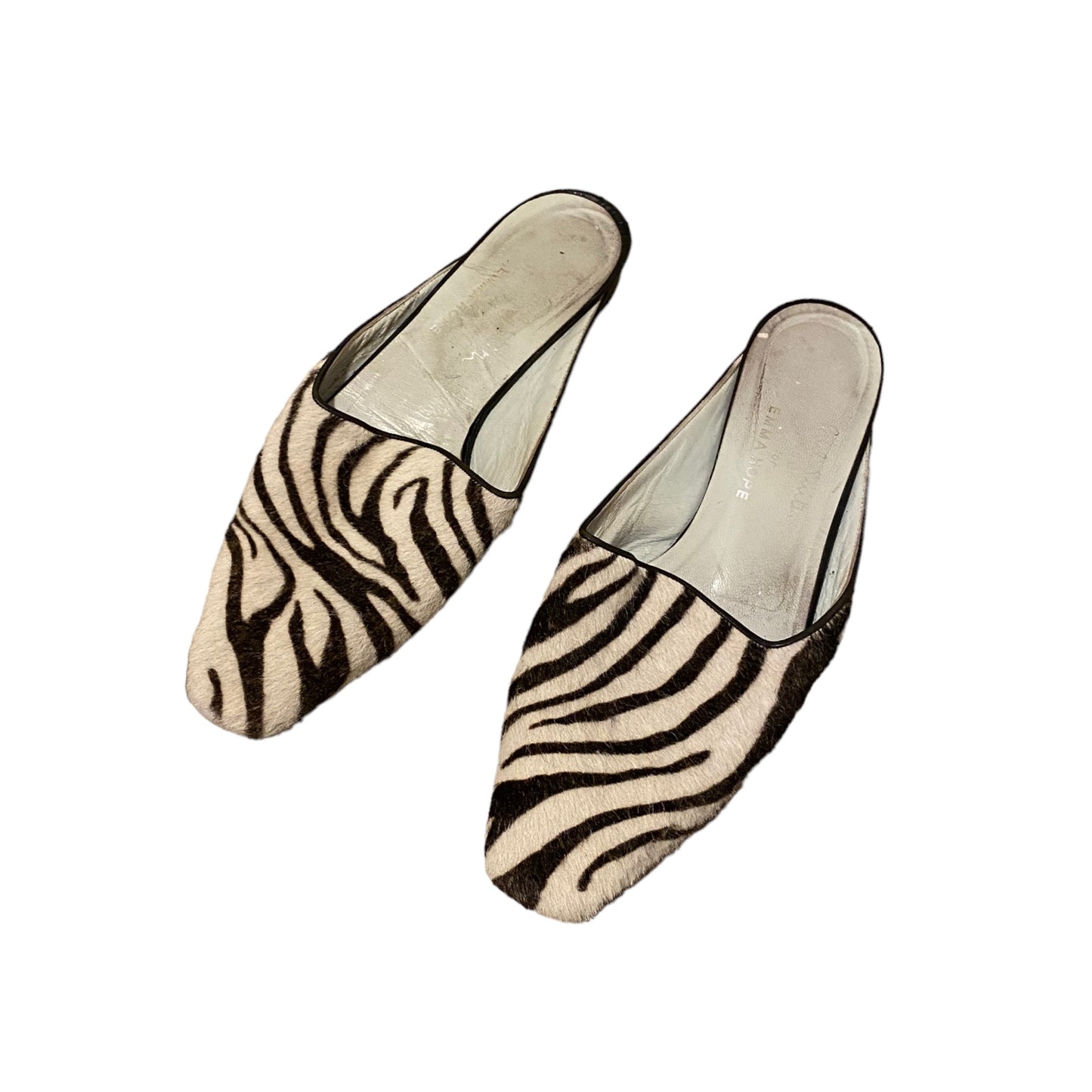 Vintage Paul smith zebra print mules size UK4