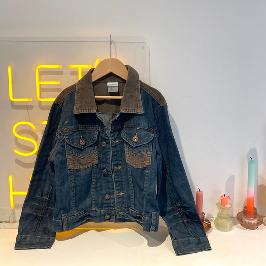 Vintage denim and corduroy jacket 8 years