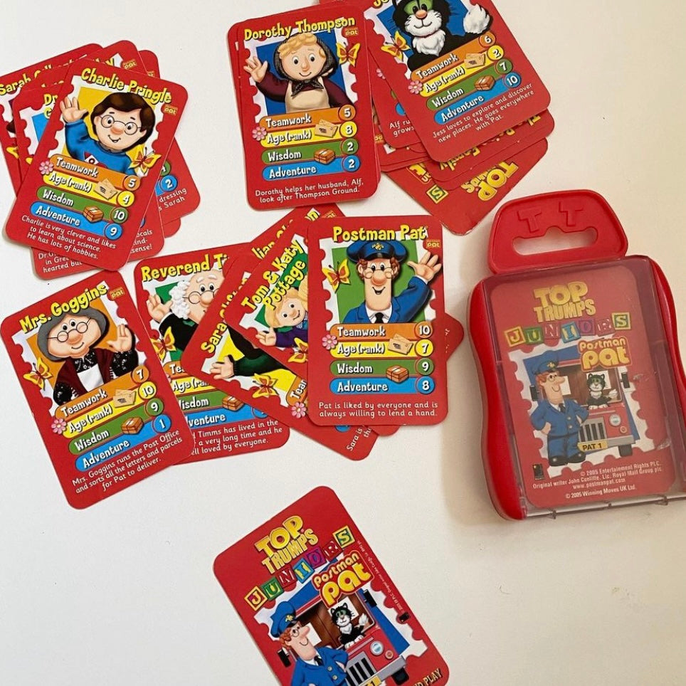 Vintage 2005 Postman Pat top trumps card game – LOVED AGAIN CLUB