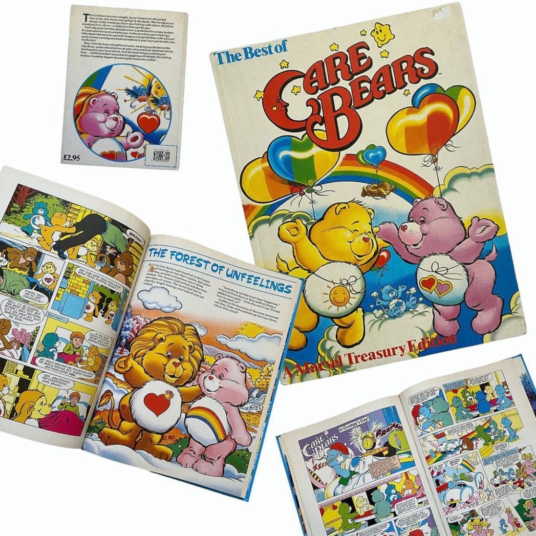 Vintage hardback care bears book