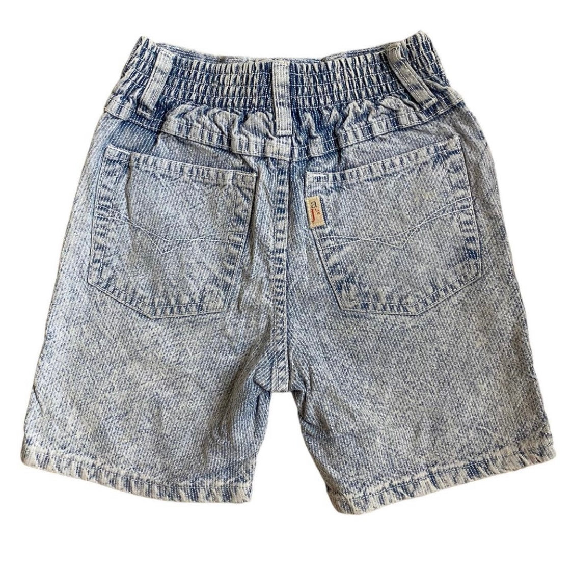 1990s Adams stone wash denim shorts age 3-4 years