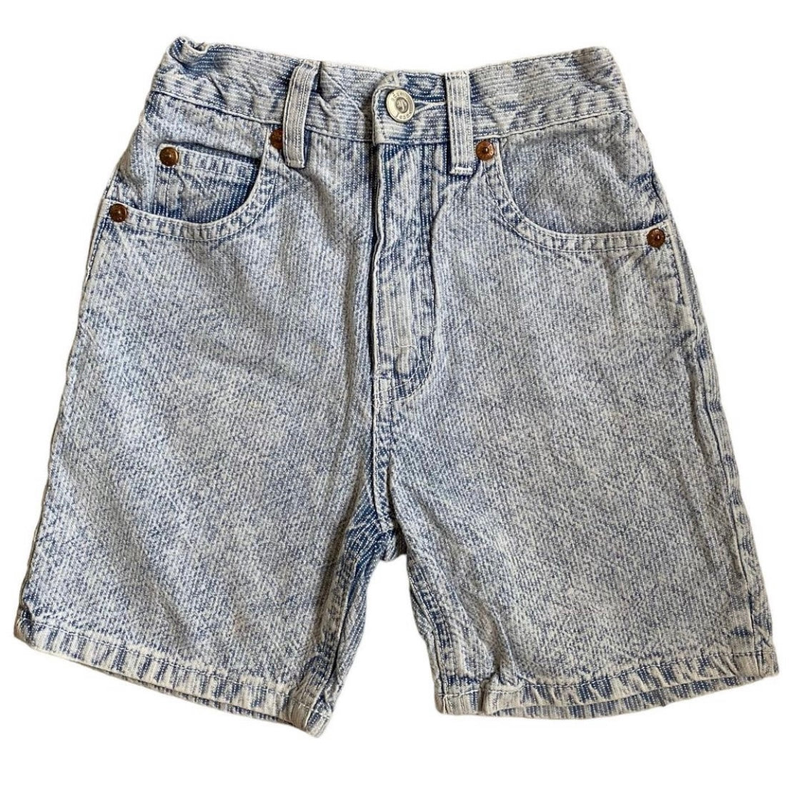 1990s Adams stone wash denim shorts age 3-4 years