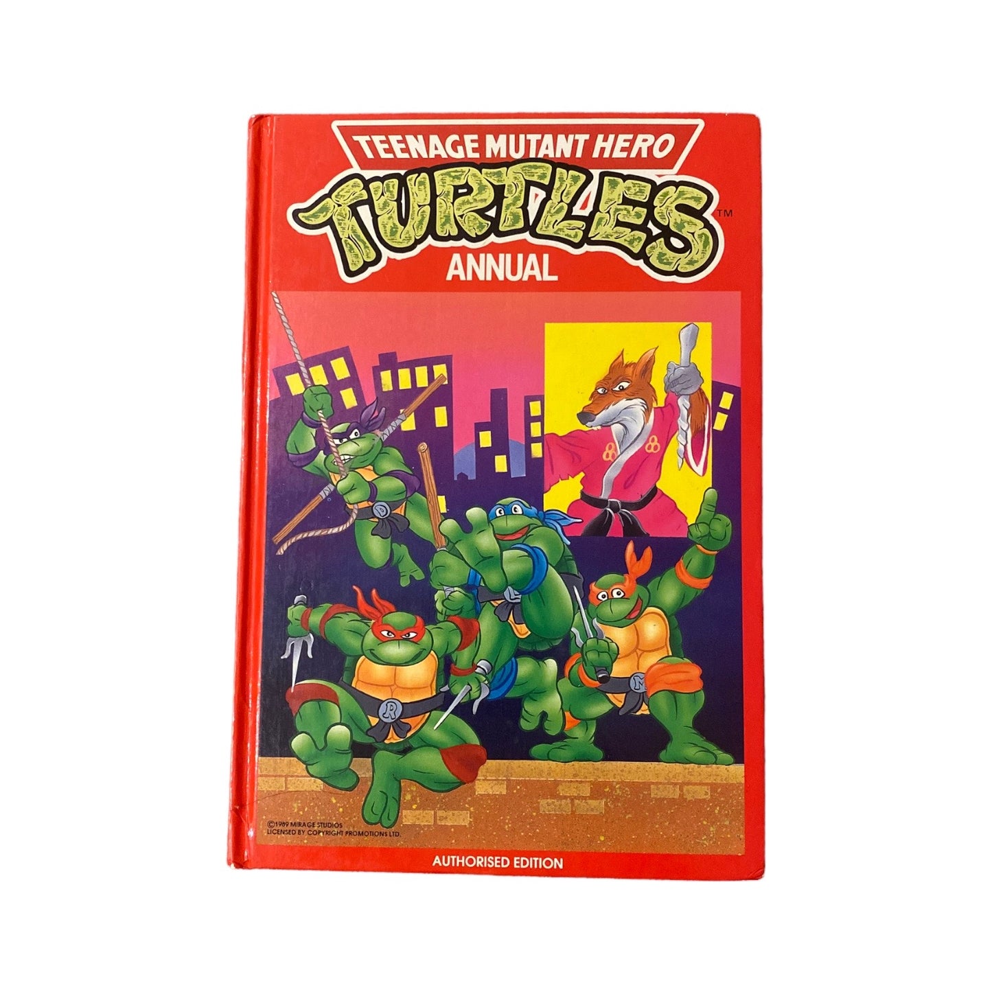 Vintage 1990s hardback teenage mutant hero Turtles