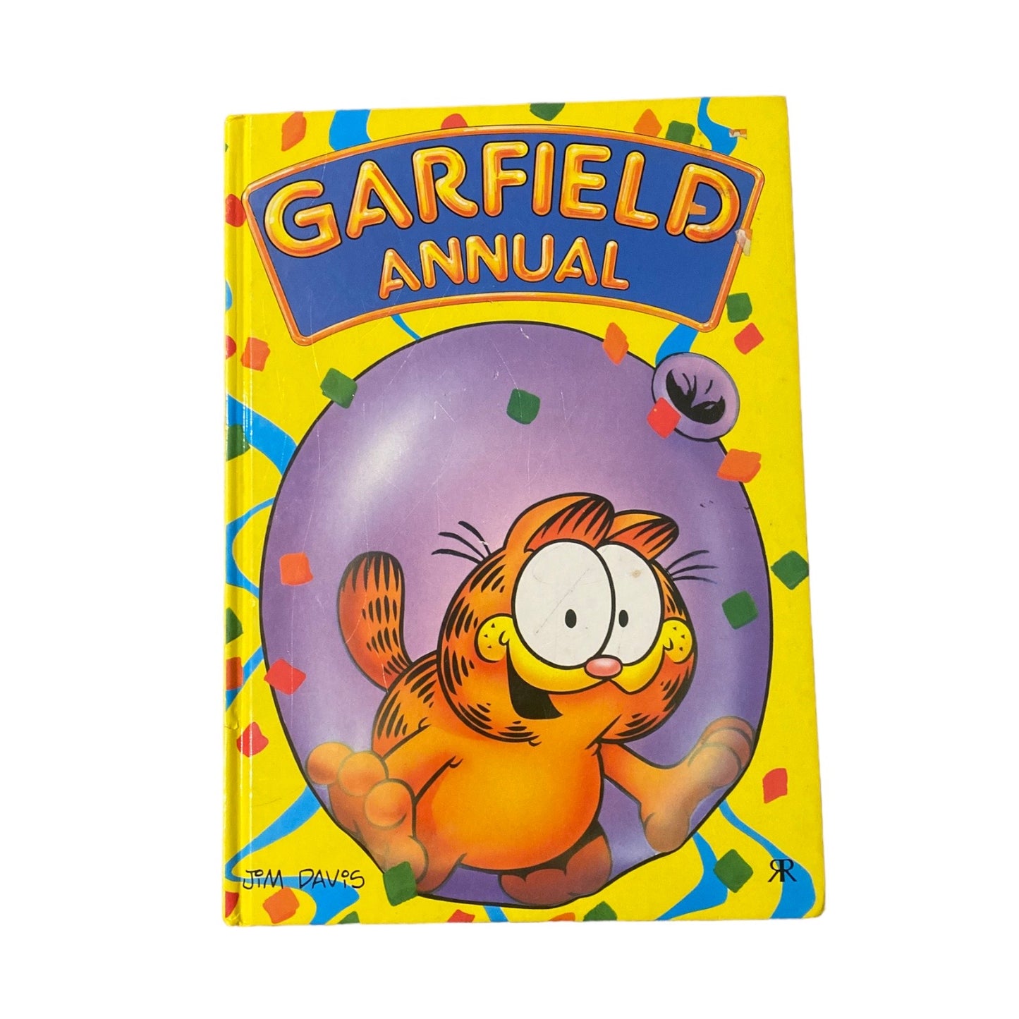 Vintage 1991 a4 hardback Garfield Annual