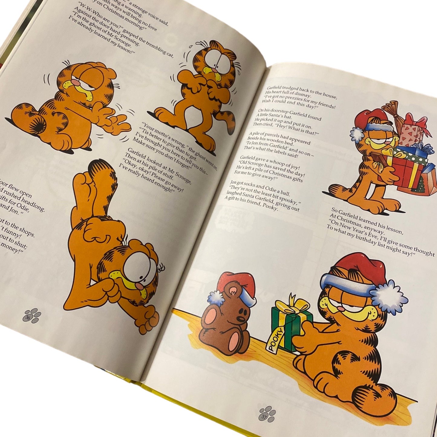 Vintage 1991 a4 hardback Garfield Annual